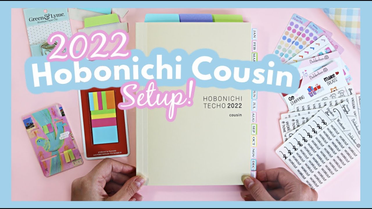Hobonichi Cousin 2022 Planner Setup ✩ Flip & Full Walkthrough