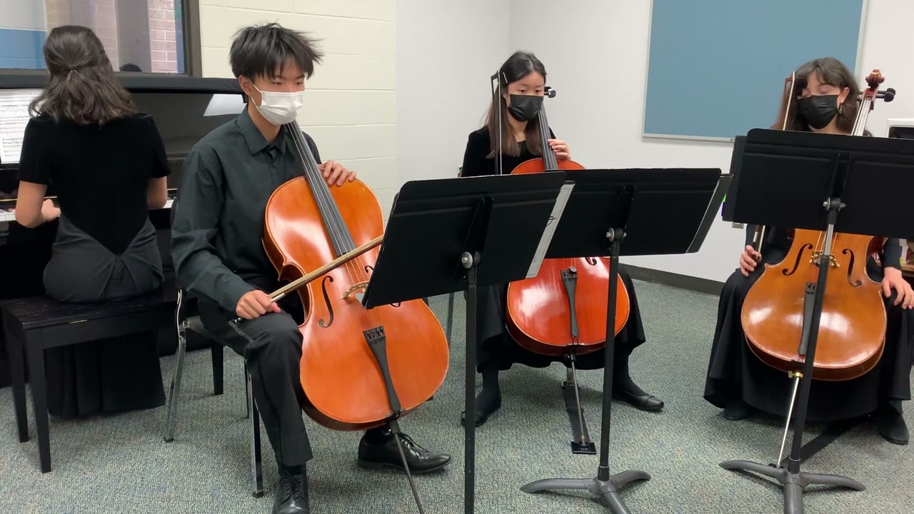 Popper, Requiem for three cellos and piano