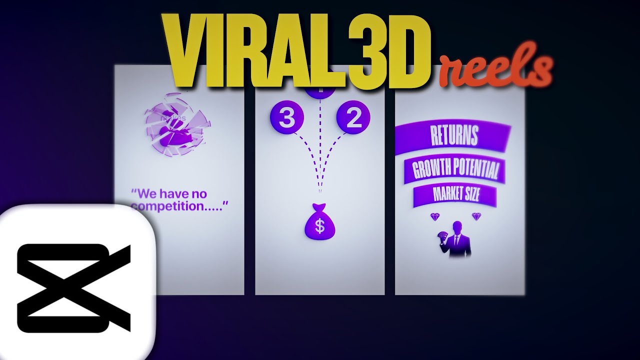 Мастерите вирусные 3D-ролики за 30 минут с CAPCUT