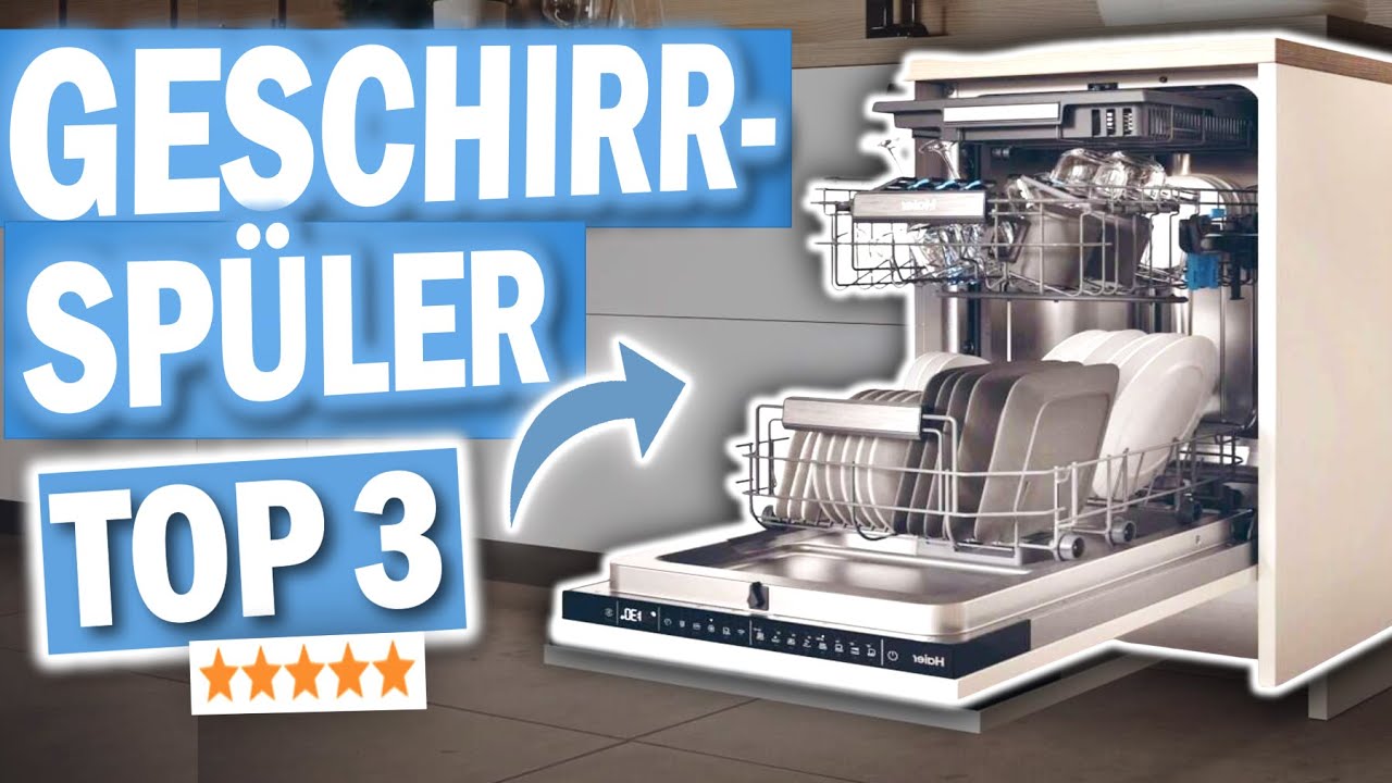 Geschirrsp&uuml;ler kaufen 2026: Die 3 besten vollintegrierbaren Sp&uuml;lmaschinen im Vergleich!