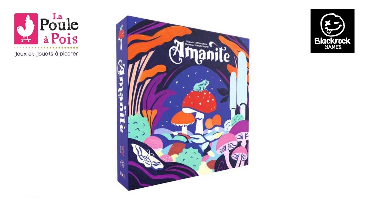 Amanite - jeu de stratégie et de collecte pour jouer de 2 à 4 joueurs à partir de 10 ans