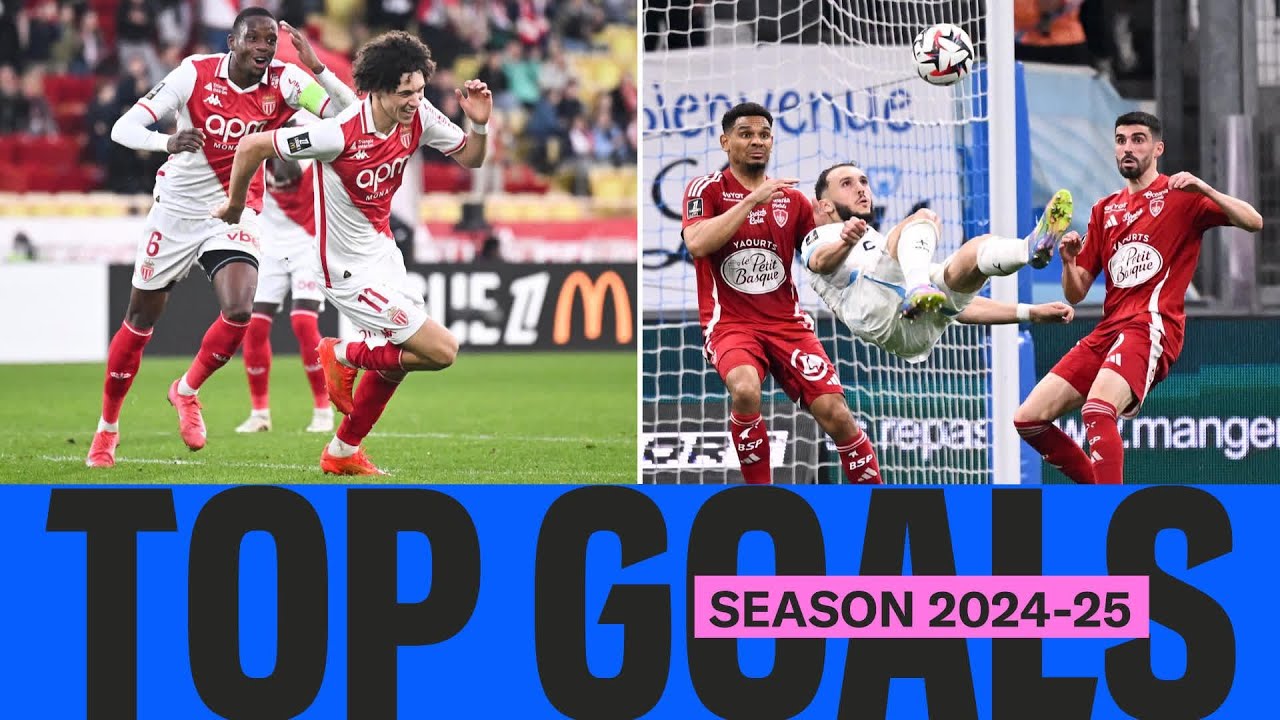 Akliouche, Gouiri, Andrey Santos: the BEST GOALS of the season | Ligue 1 McDonald's 24/25