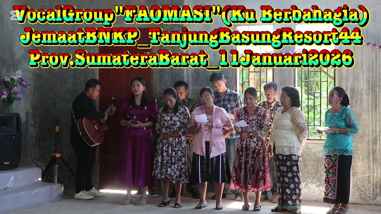 Lagu Rohani (KU BERBAHAGIA) Versi: VocalGroup