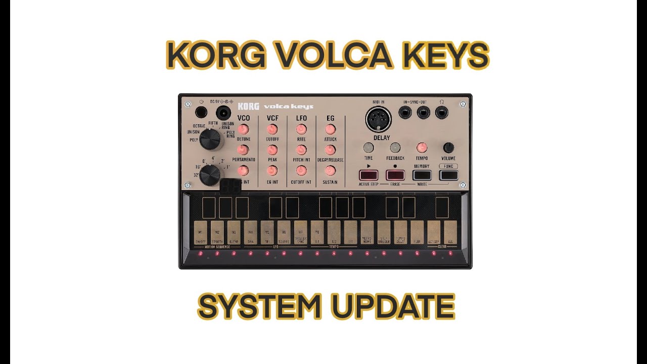 Korg Volca Keys System Upade