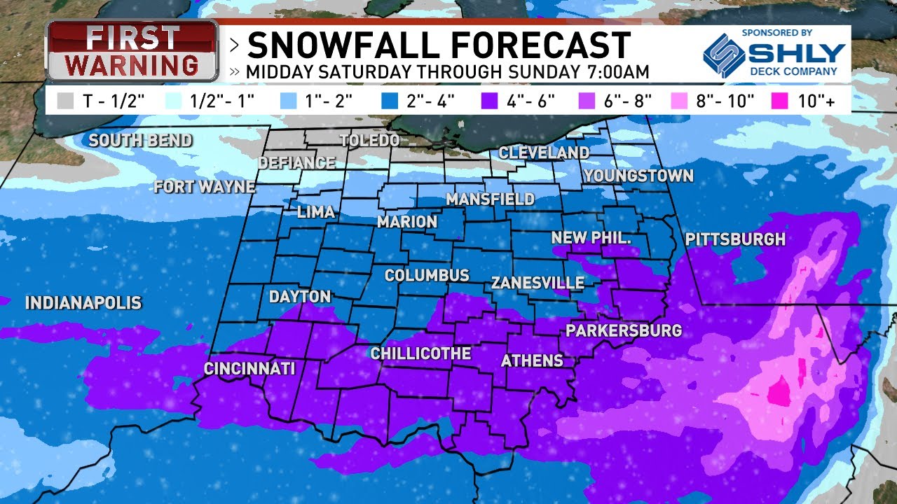 Snow on the way, Winter Storm Watch this weekend