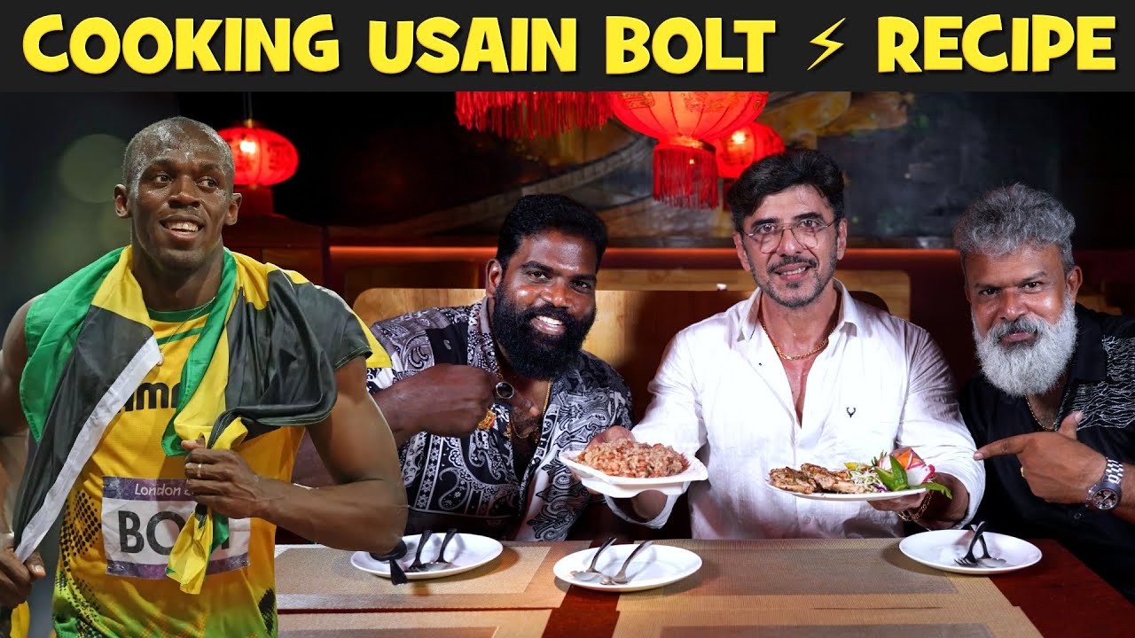Cooking Usain Bolt ⚡️ Recipe ft. Besant Ravi | Healthiest chicken 🍗 | King Prithiveeraj