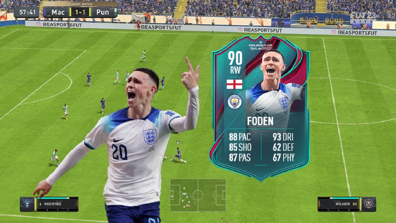FIFA 23: ОБЗОР ЧЕМПИОНАТ МИРА 90 ГОДА ОТ ТОТТА ФИЛ ФОДЕНА &mdash; ЭТА КАРТА &mdash; ЧИТ &mdash; FIFA 23 ULTIMATE TEAM