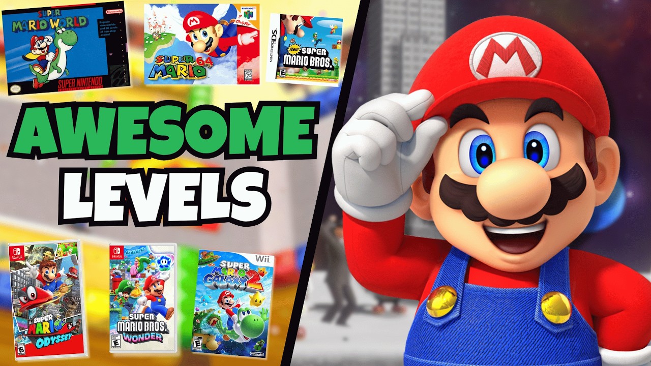 The BEST Level in Every Super Mario Game