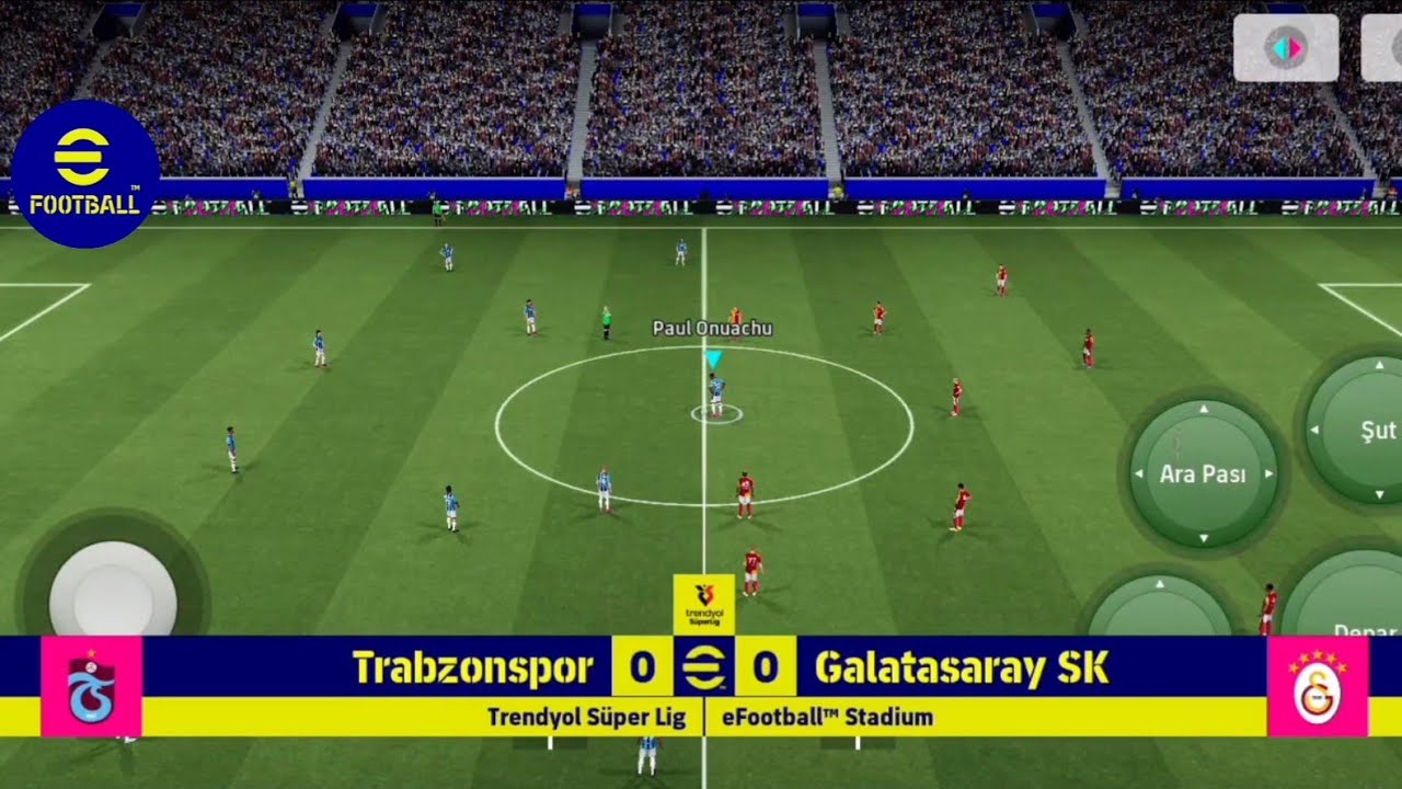 EFOOTBALL GAMEPLAY MOBİLE ( FUTBOL OYUNU  ) FOOTBALL GAME 