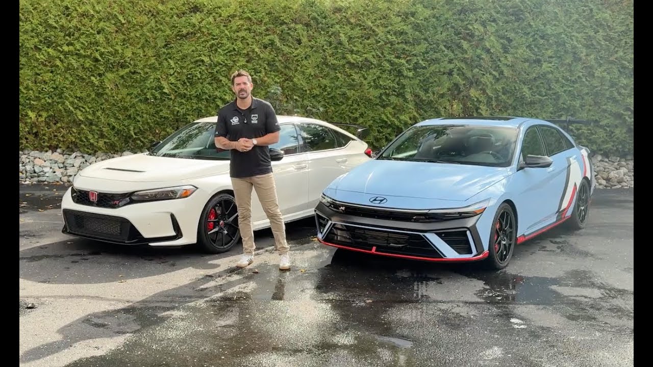 New Hyundai Elantra N TCR vs Honda Civic Type R: Pocket rocket battle!