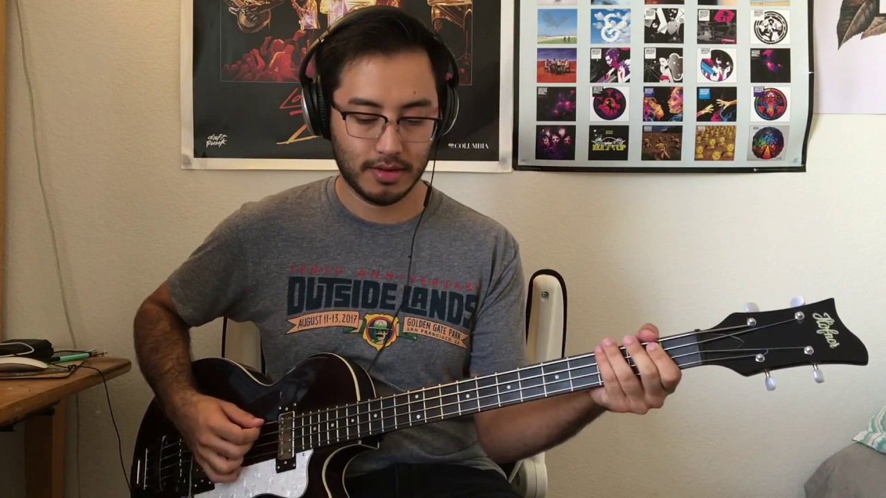 Phoenix - Lisztomania Bass Cover (Tab in Description)