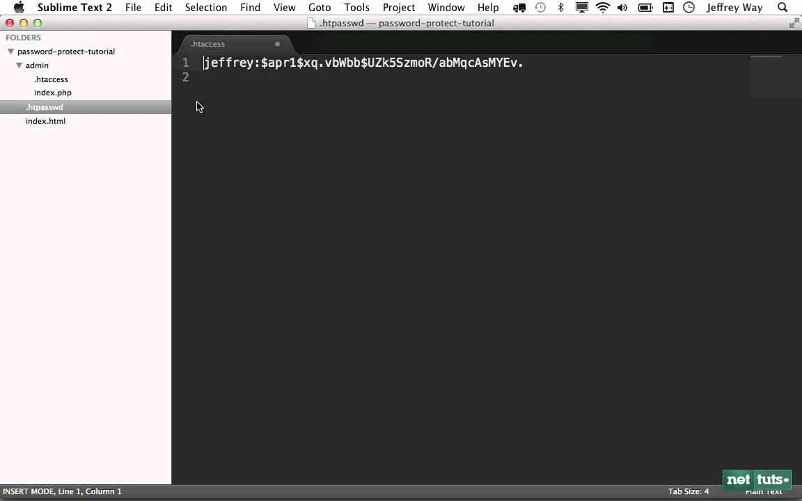 Password Protect Folders in Seconds With .htaccess
