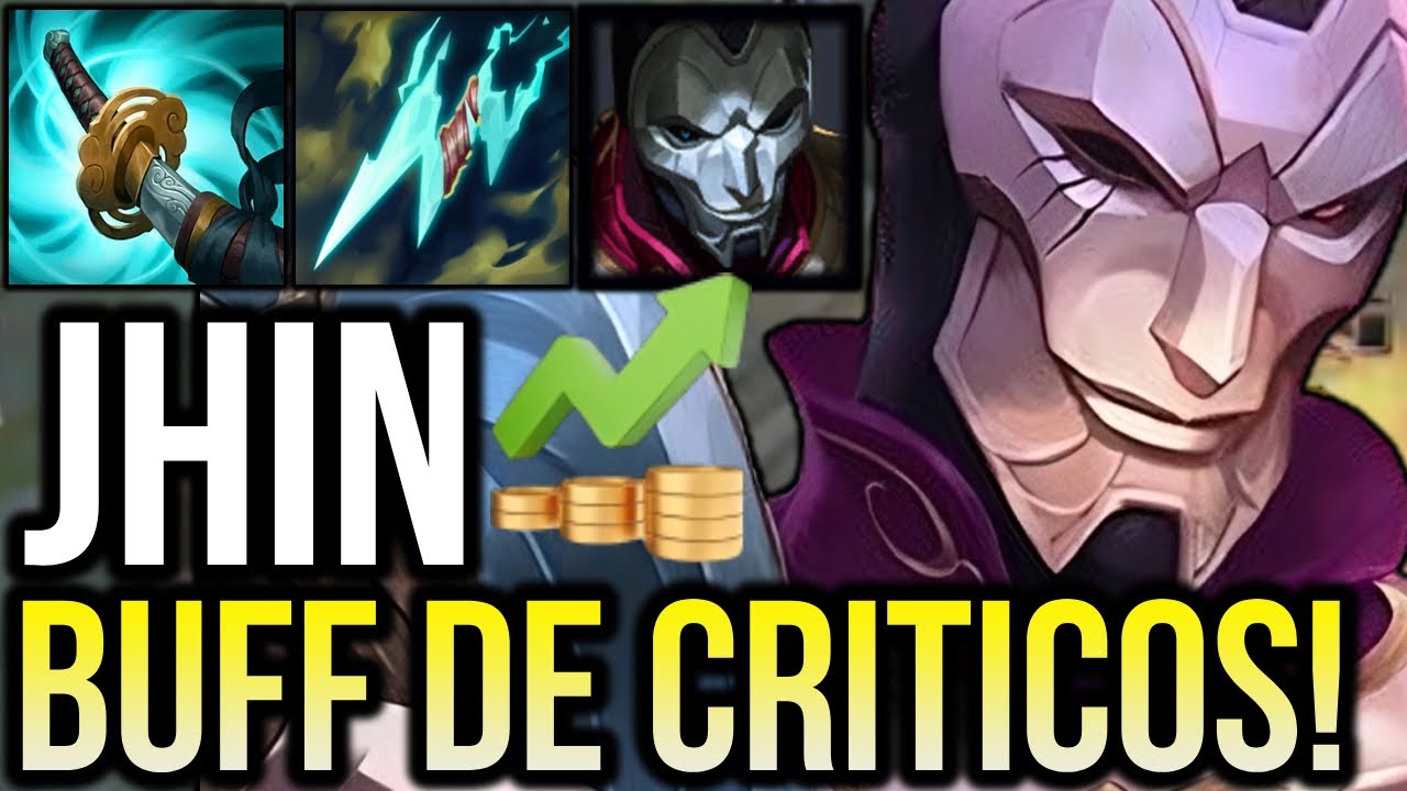 ¡EL BUFF DE JHIN CRITICOS ES INCREIBLE! MEJORES RUNAS Y OBJETOS! JHIN GRAN MAESTRO League of Legends