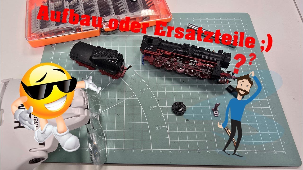 Tillig BR 52 Reko demontage  - Wiederaufbau Teil 1  - Kasi´s MoBa TT Basteleien Teil #58