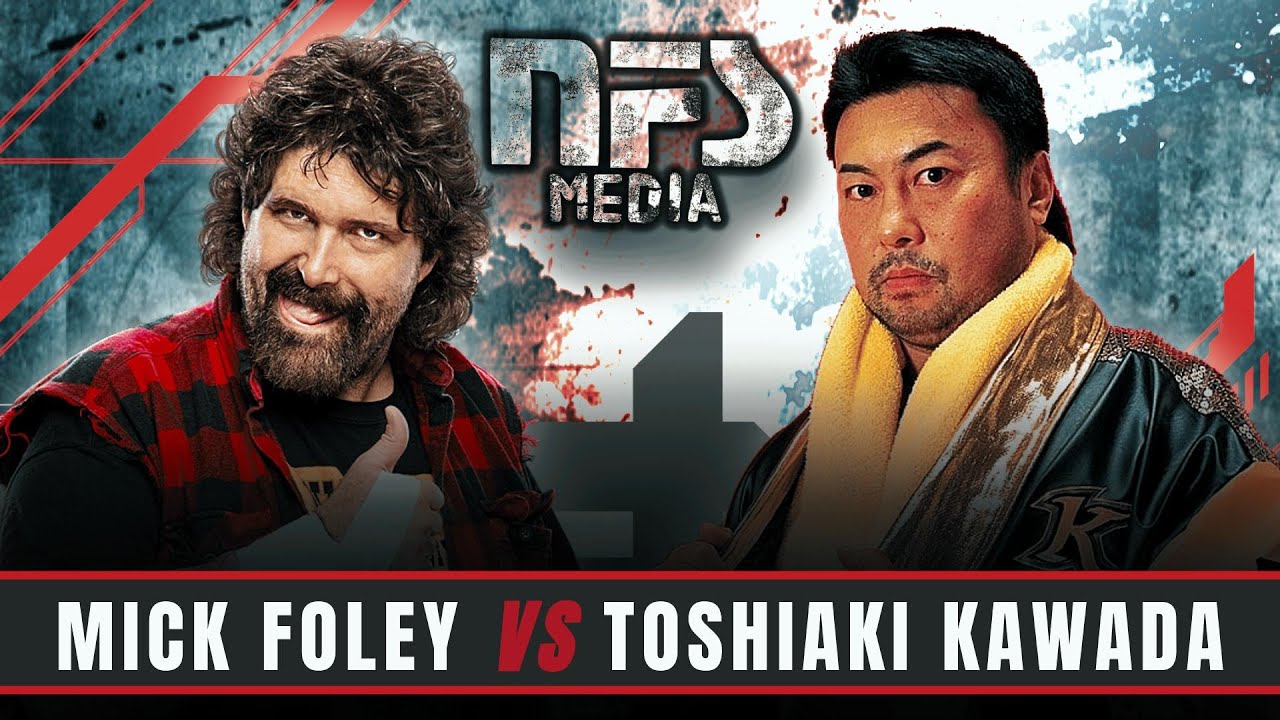 Mick Foley VS Toshiaki Kawada #mickfoley #cactusjack #kawada #wrestling #mankind