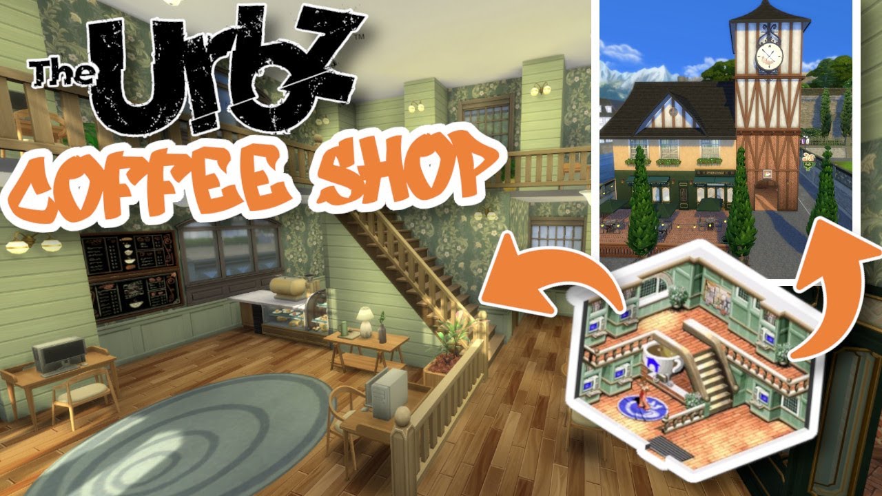 I Recreated the Urbz Ds Glasstwon Coffee Shop in the Sims 4!| The Sims 4