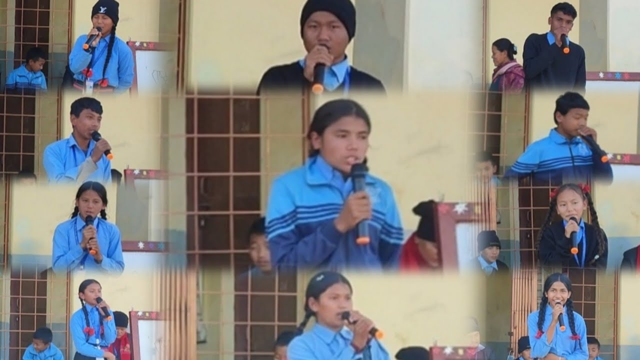 `राष्ट्र निर्माणमा सहिदहरुको योगदान´ शिर्षकमा श्री राष्ट्रिय मा.वि. मा भएको वतृत्वकला प्रतियोगिता 