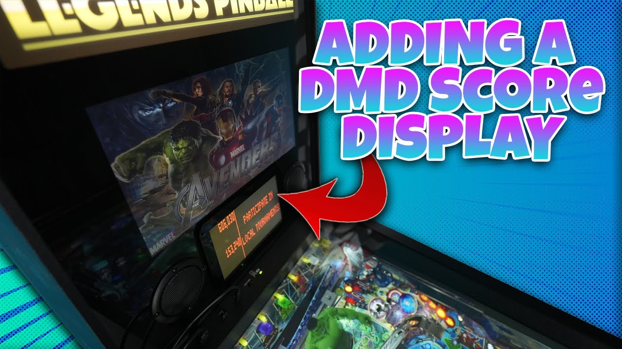 AtGames Legends Pinball Mod - Adding a DMD Screen
