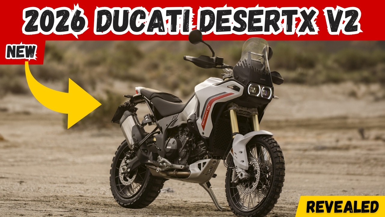 2026 Ducati DesertX V2 Revealed | Everything NEW & Changed! | The Launch Report