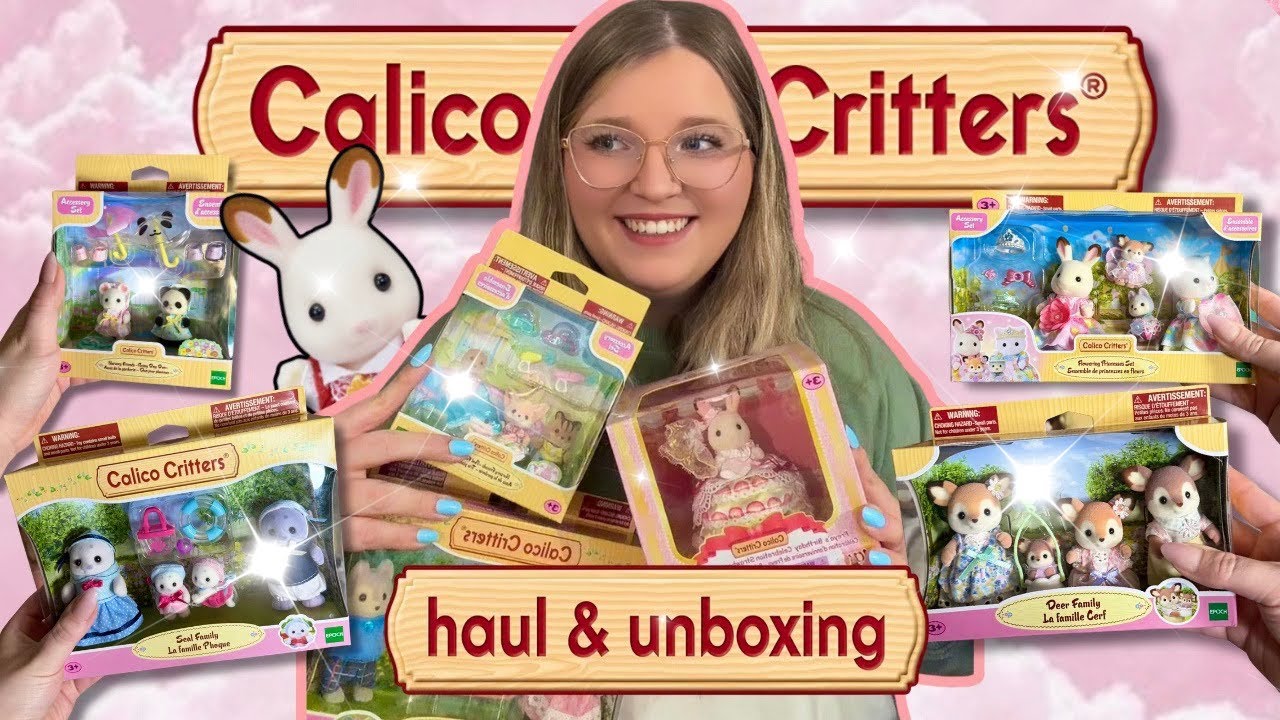 Огромная распаковка Calico Critters/Sylvanian Families! 💕