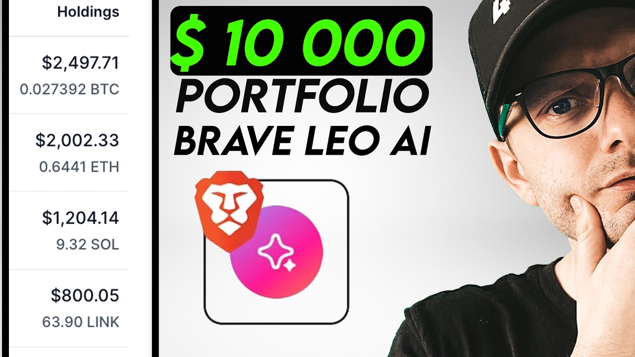 Я попросил Brave Leo AI выбрать мою криптовалюту: вот стратегия на 10 000 долларов.