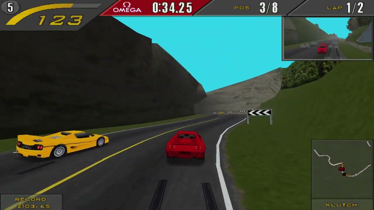 FERRARI F355 in my beloved NFS era (Need For Speed II gameplay)