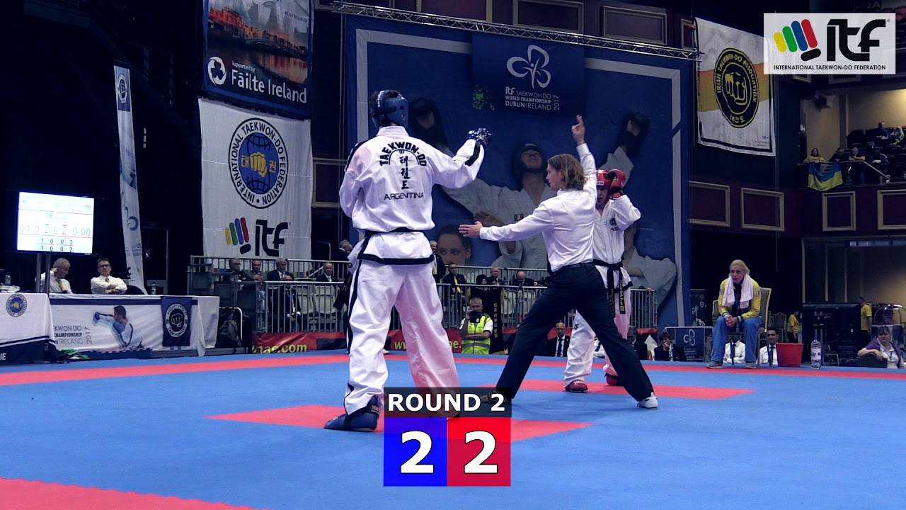 ITF WCH2017 IRELAND - Sparring Senior Male +85 Kg