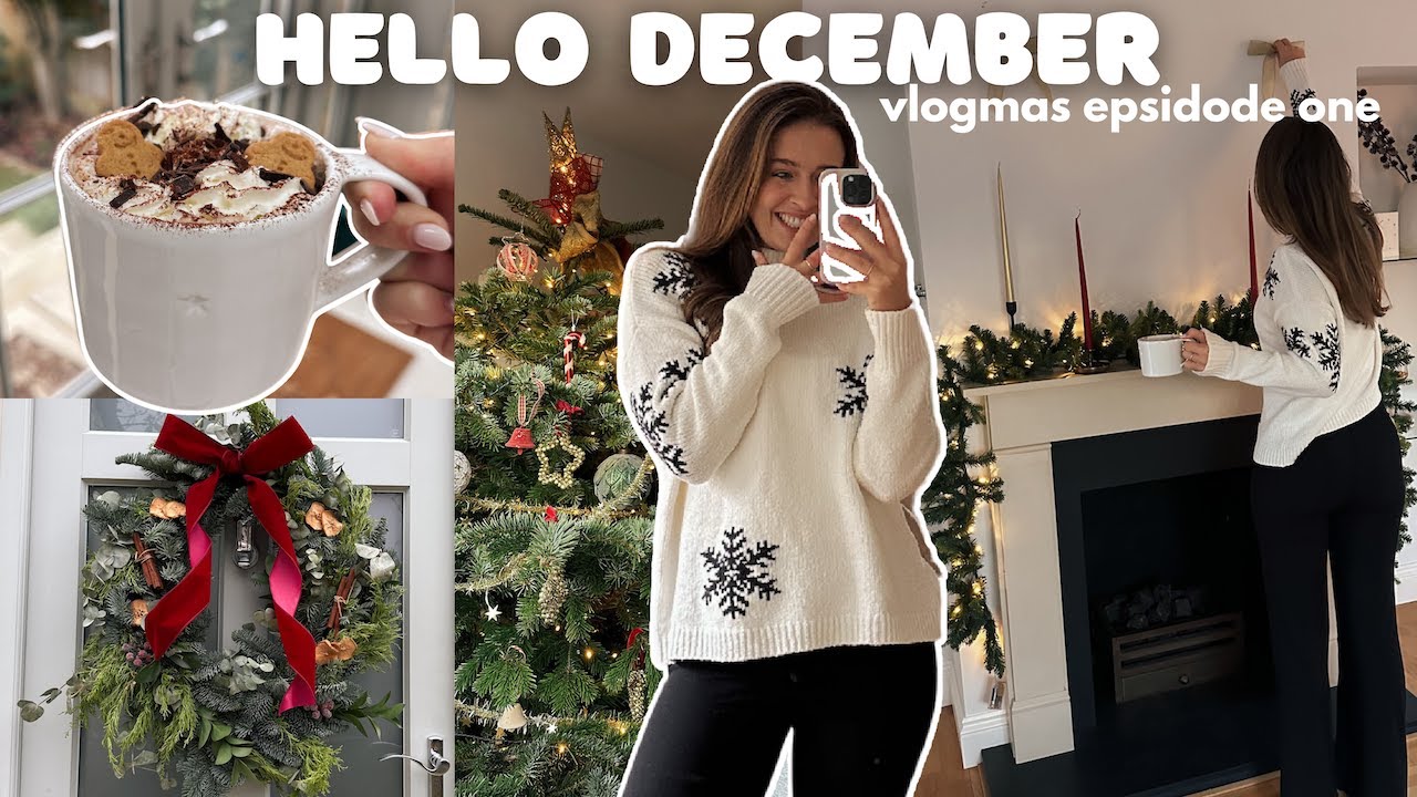 VLOGMAS 2023 🎄 hello december, christmas decorating & home updates