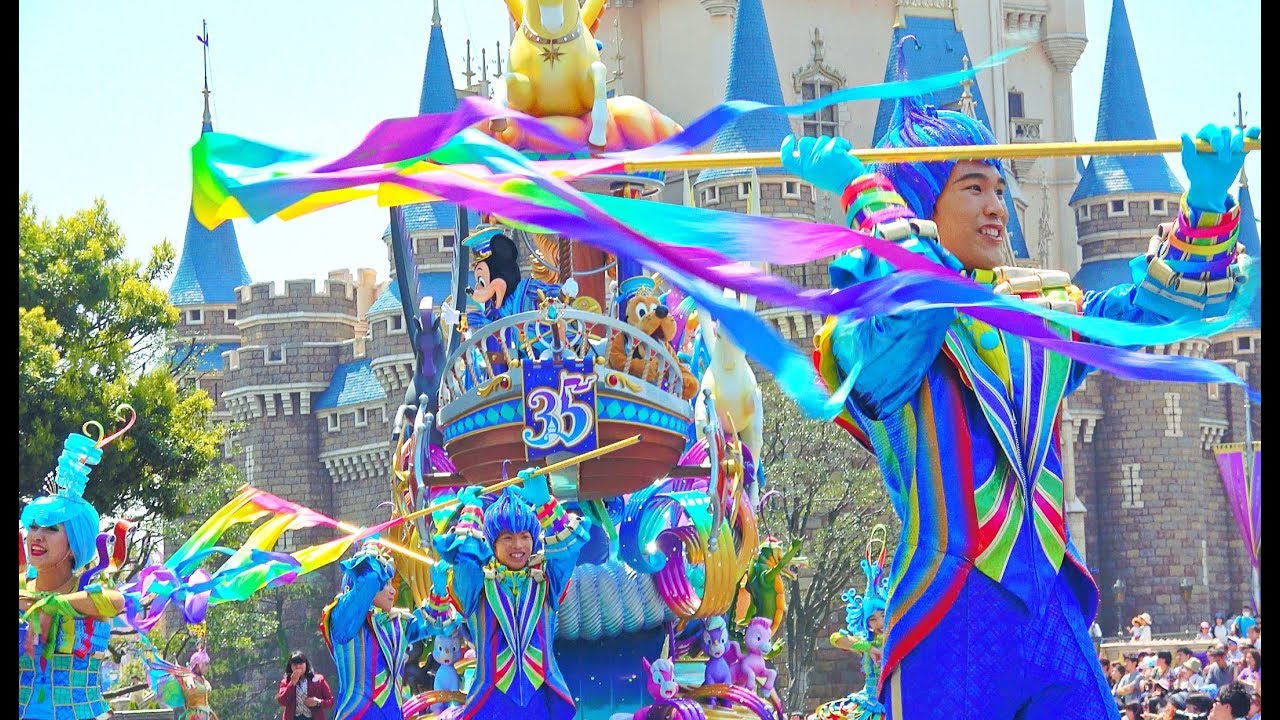 【4K】 TDL ドリーミング・アップ！ 2018／ Dreaming Up! 2018【4/22 プラザパビリオン付近パレル最前 ※1回目】