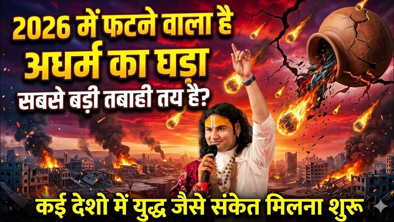 2026 में फटने वाला है अधर्म का घड़ा! कई देशों में युद्ध के संकेत | सच क्या है? #2026 