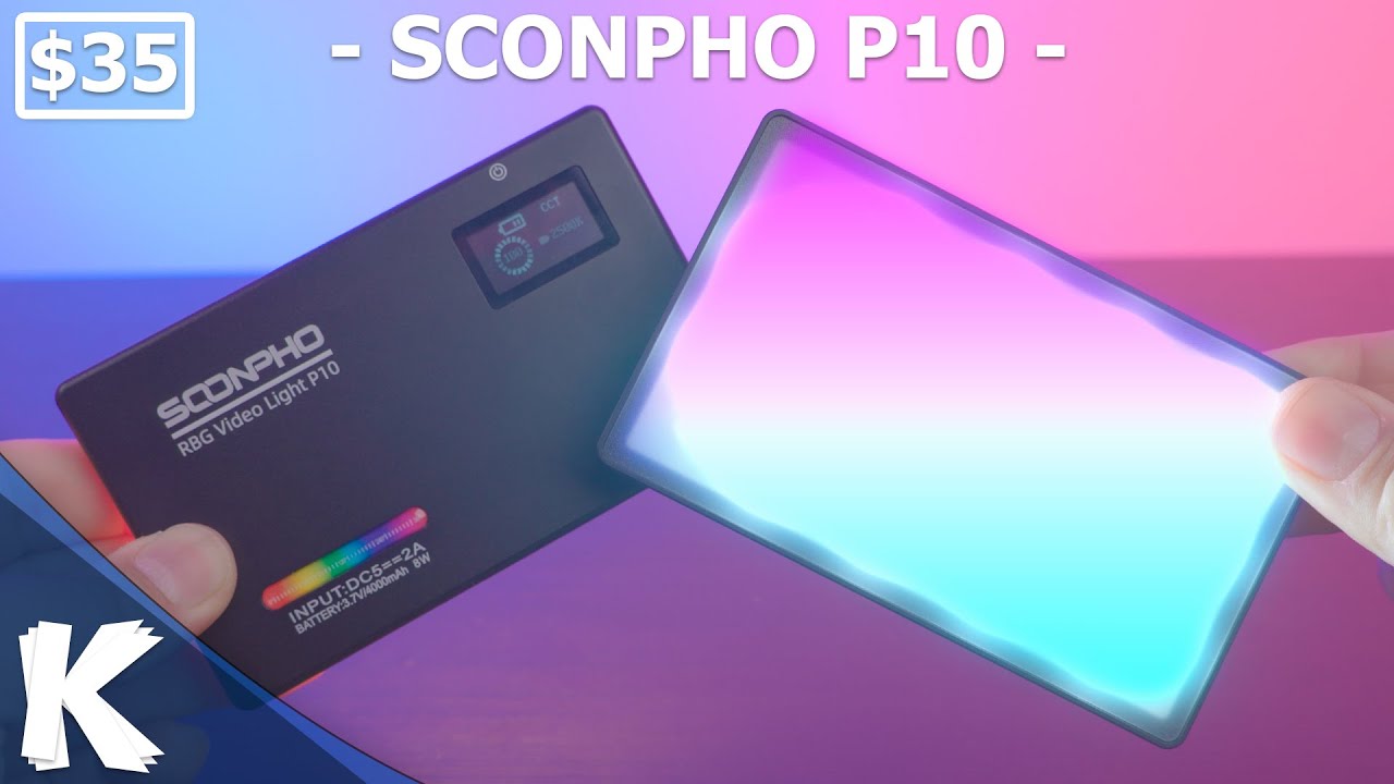SCONPHO P10 | The Best Budget RGB Video Light