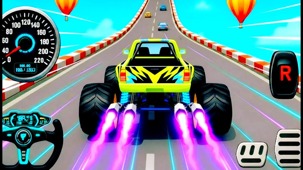 Watch Monster Trucks: Epic New Monster Trucks Racing & High-Speed Stunts on Off-Road Track!