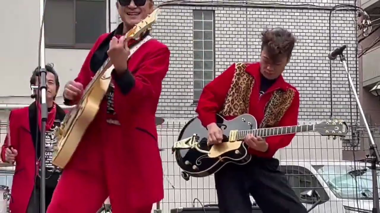 20241006市川祭り【傷だらけの天使】　THE HURRiCANE original song  　#rockabilly  #rocknroll #thehurricane #rockajun