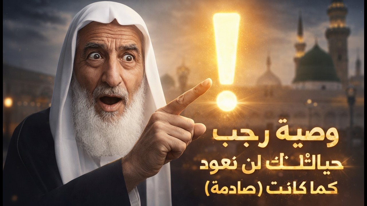 وصية نبوية لو عملت بها في رجب تغيّرت حياتك حديث واحد لو طبقته صرت من أعبد الناس| شاهد للنهاية💥