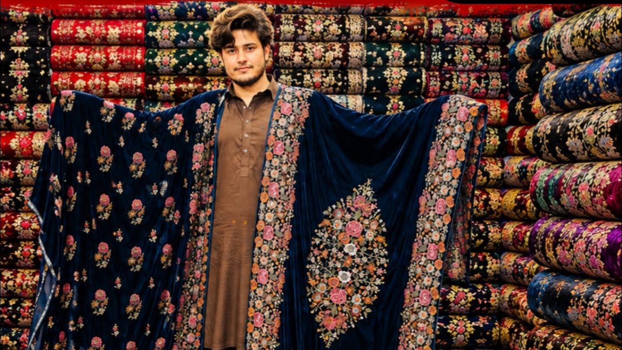 Pakistan&rsquo;s Biggest Velvet Collection | Ladies Velvet Suits | Velvet Suits Wholesale Market Shopping 