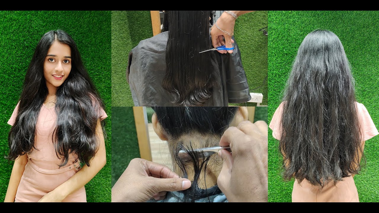 Model Drisha After Getting Long Layered Haircut She Came Back For Short Haircut After Few Days