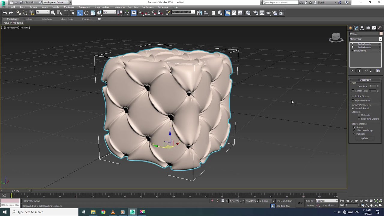 Creating a Sofa   3ds Max Tutorial for Beginner
