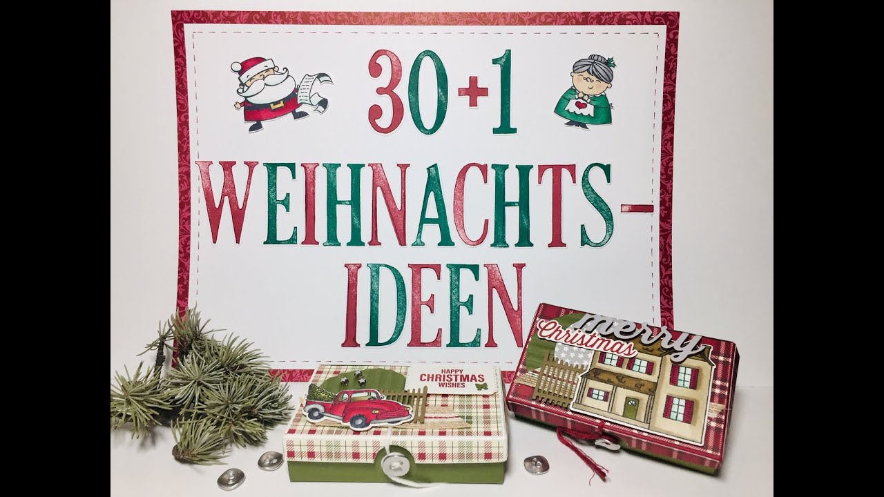 30+1 Weihnachtsideen - Tag 8: Gutscheinbox
