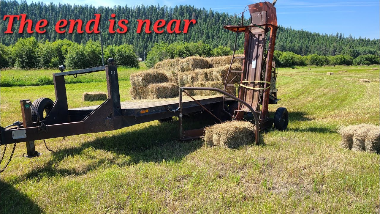 Finishing haying for the year with the pop-up bale loader pt 3