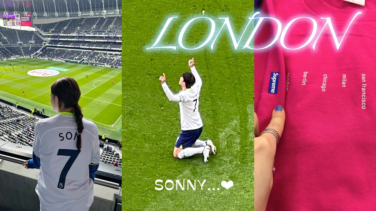 (ENG) 런던에서 쏘니 100호골 직관한건에 관하여..⋆𖤐 마지막날까지 먹부림 그리고 샤핑…🎀