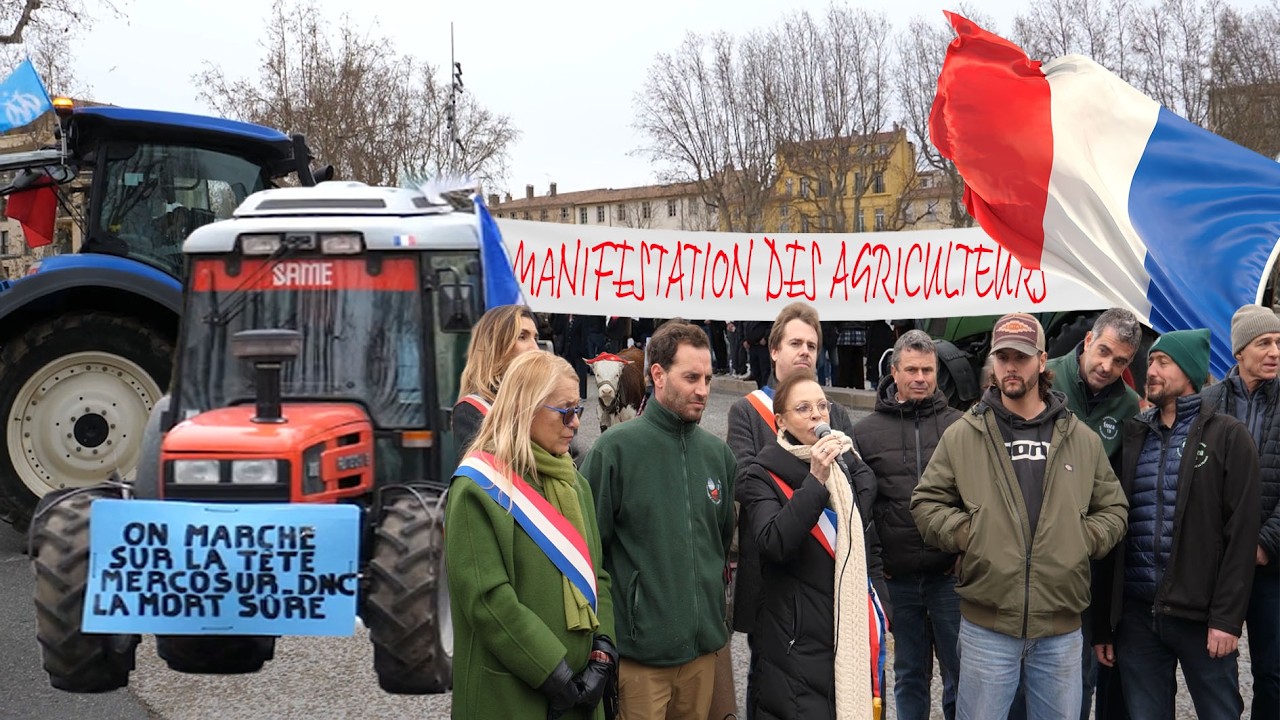 Agriculteurs en colère à Aix-en-Provence : pourquoi ils disent non à l’accord Mercosur