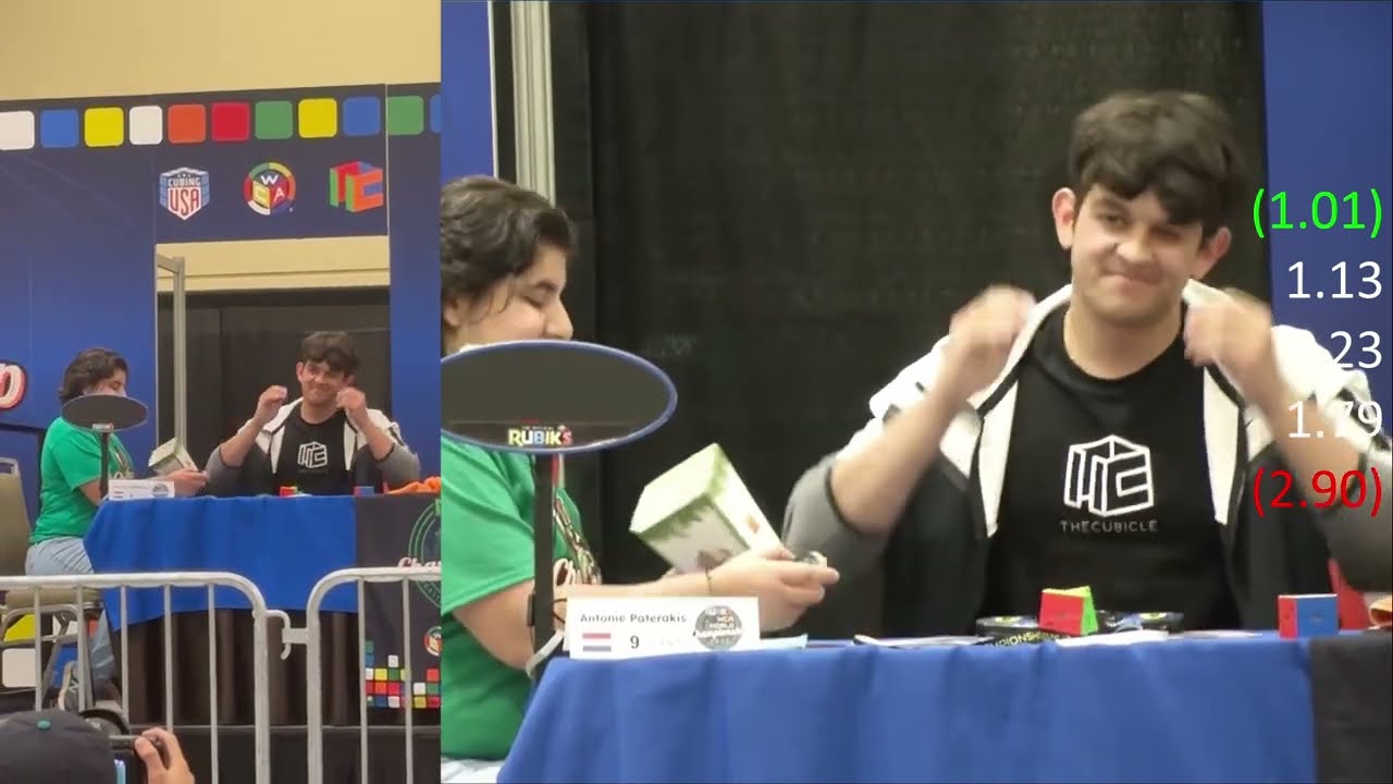 One Cubedrop Away from 2x2 World Champion - Antonie Paterakis