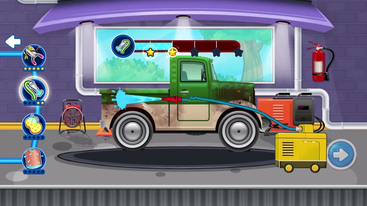 Car Wash Workshop Car Games