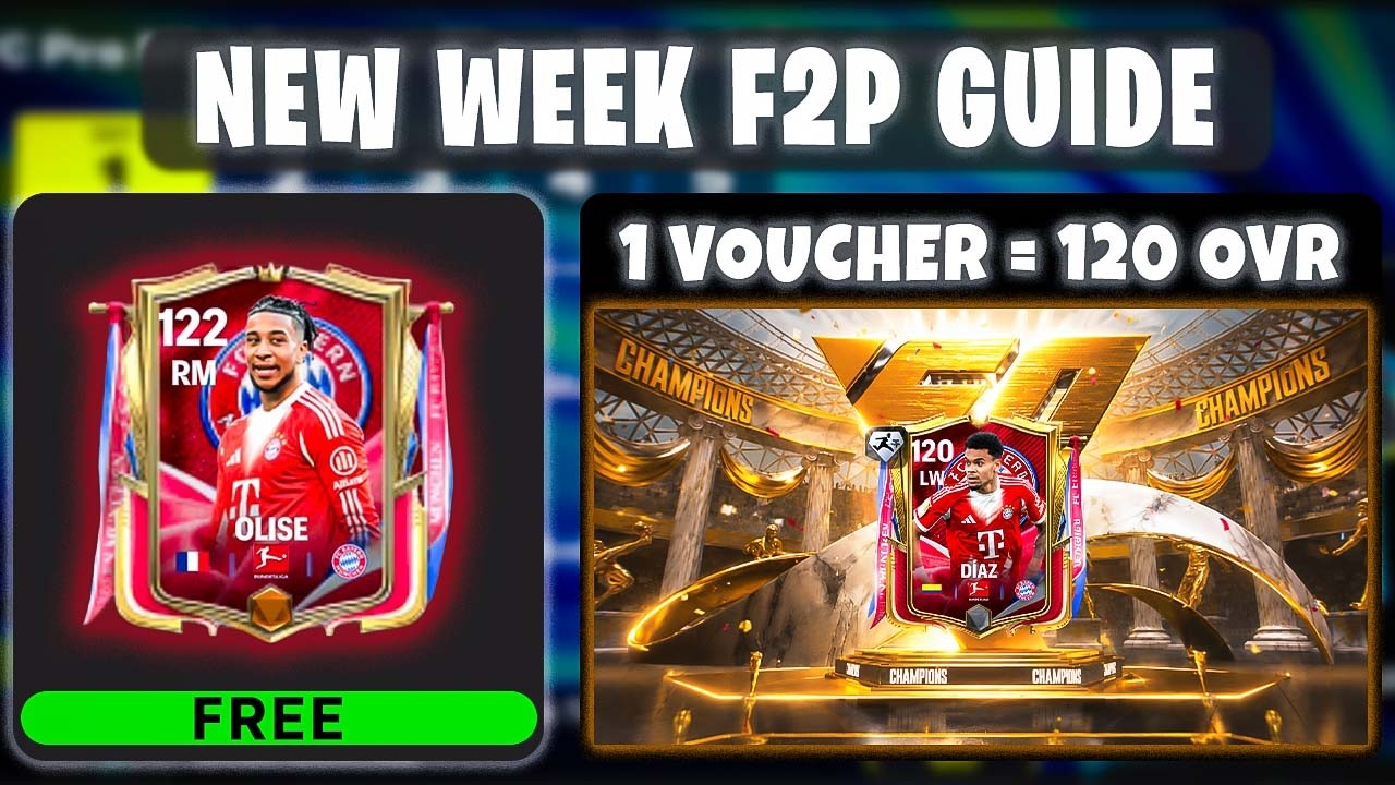 NEW WEEK GUIDE FOR F2P | 120 LUIS DIAZ PACKED!!!