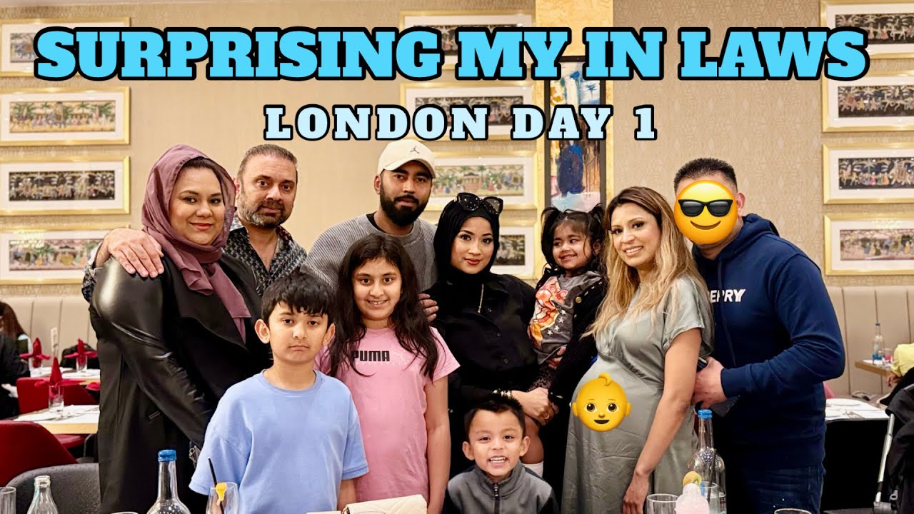 Surprising my IN LAWS in London 😳