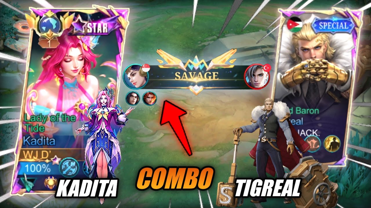 БЕЗУМИЕ! SAVAGE с Kadita 🤯 (Комбо с Tigreal) | ГЕЙМПЛЕЙ KADITA + ЛУЧШИЙ БИЛД 2026 | MLBB
