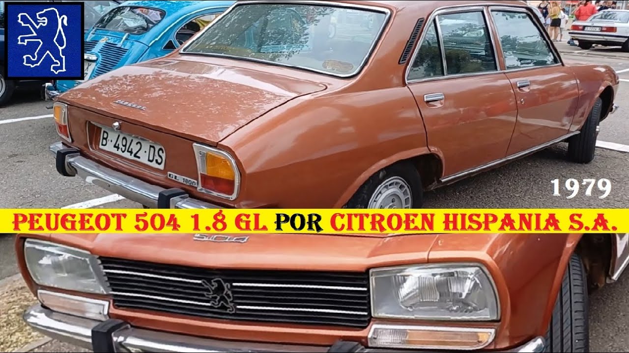 ✅Peugeot 504 1.8 GL por Citroen Hispania. Inspirado en Sofía Loren. #peugeot504
