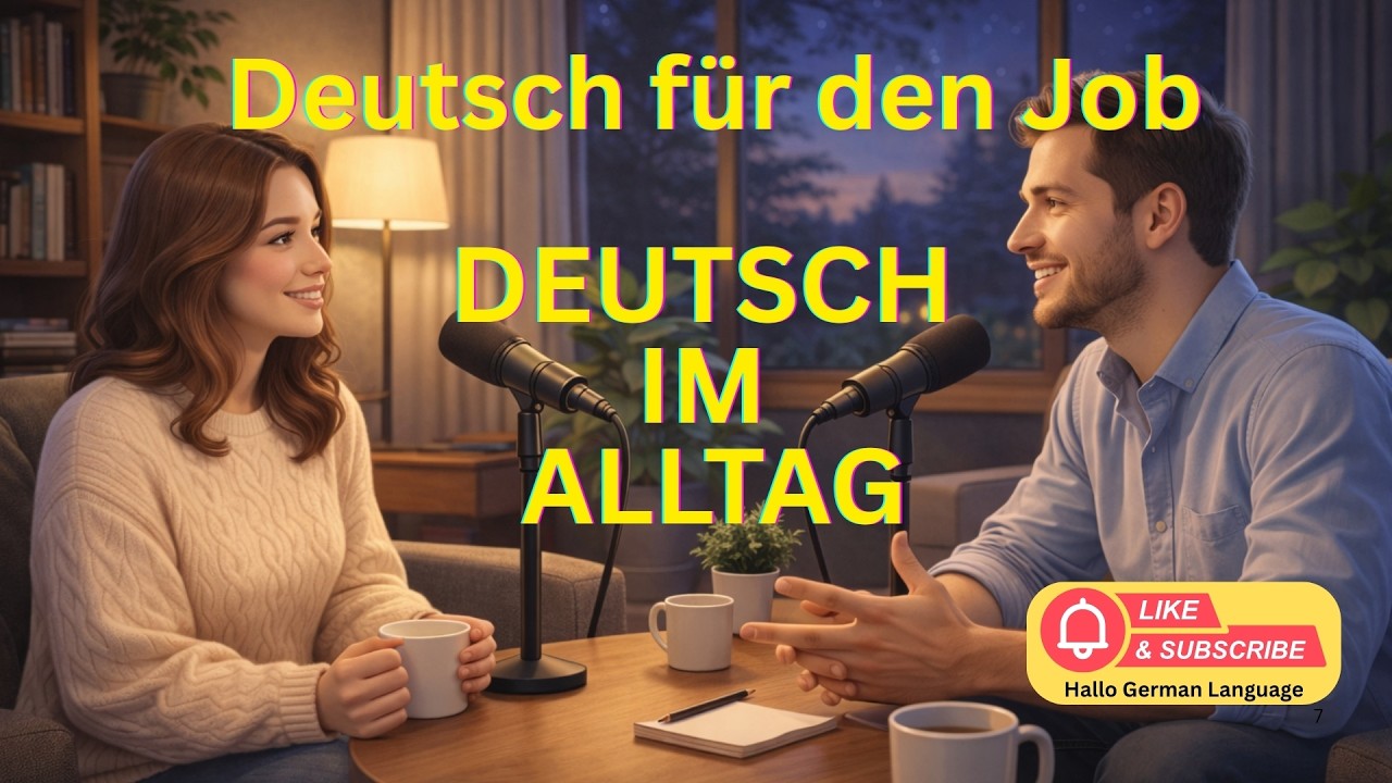 Master Everyday German 🇩🇪 | B1–B2 Podcast for Work, Doctor & Daily Life