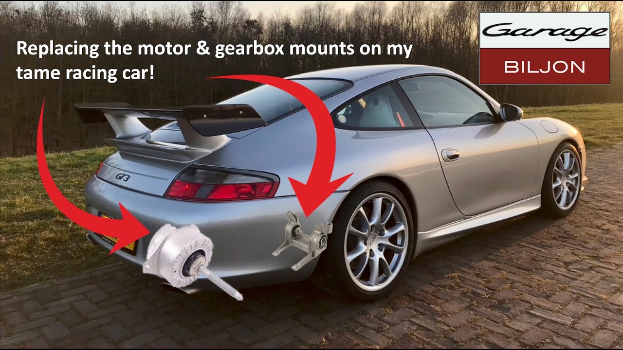 Замена опор двигателя и коробки передач на моем Porsche 996 GT3.