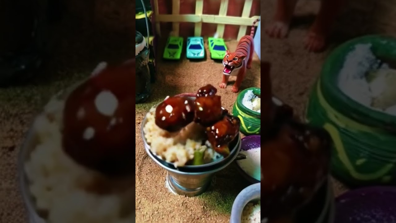 Fun Time with Food - #002 #miniatureworld  #trending #coolminis #horror #music #shorts